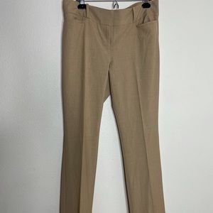 THE LIMITED Womens DREW-FIT DRESS PANTS BEIGE / TAN~Size 12 R